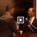 Moshe Feiglin Receives Award from Doctors Against Forced Organ Harvesting
